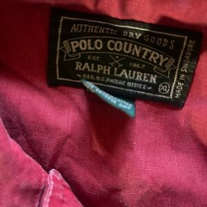 Ralph Lauren Polo Country Red Shirt